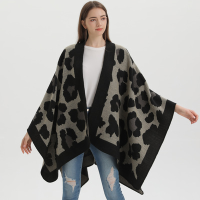 Ladiesleopardprintshawlne
