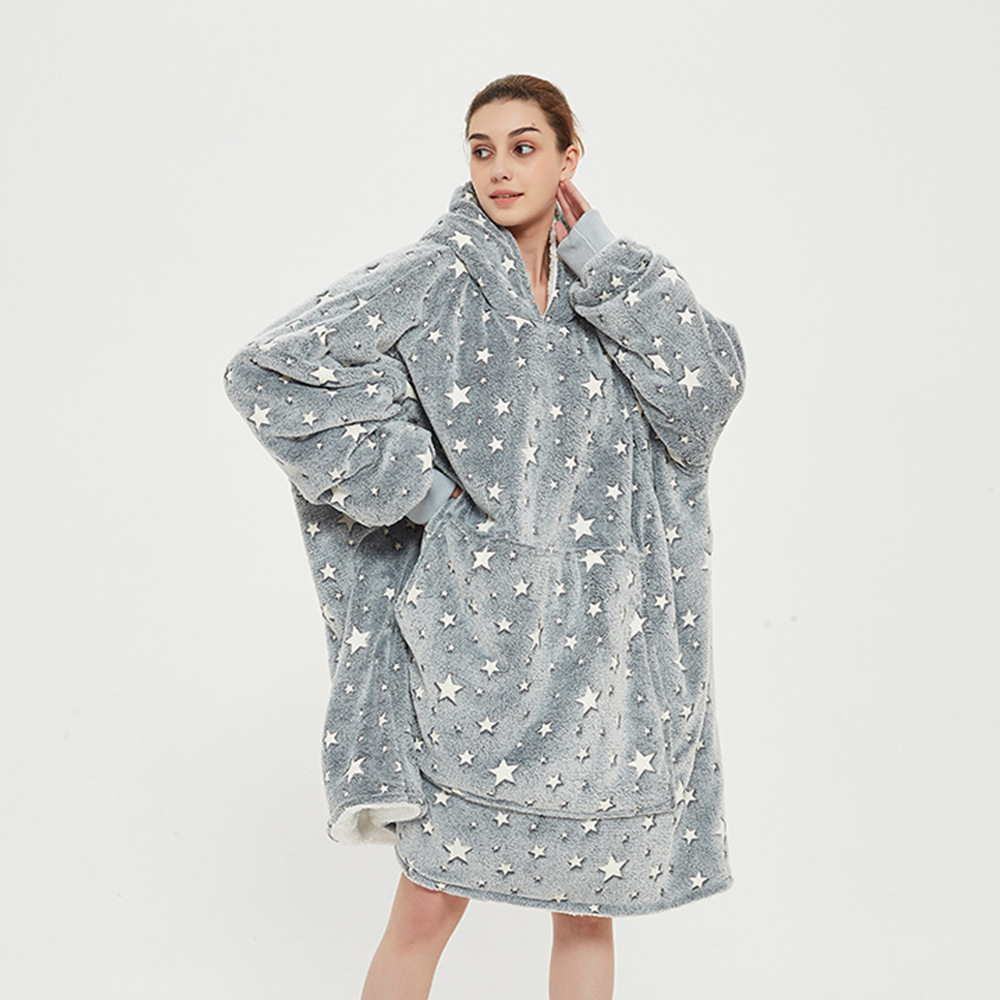 Hoodedblanketflanneldouble