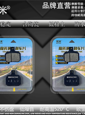 适用九号电动车 九号Fmix F30CL 陶瓷耐磨刹车片改装高性能碟刹片