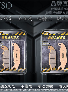 适用龙嘉维多利亚Sixties150Si/250Si/300i 踏板车刹车片烧结皮