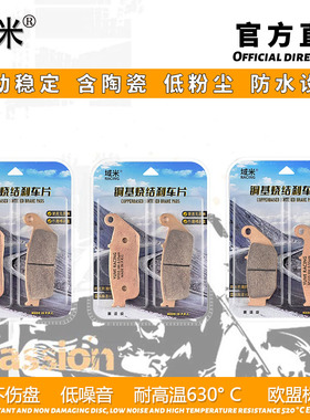 域米陶瓷刹车片 适用珠峰凯越450RR ZF400GS-A耐磨碟刹皮制动片