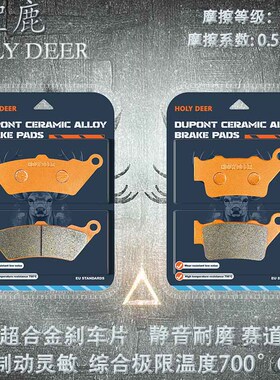 适SWM SD650 拉力ADV版本17-22摩托车杜邦超合金刹车片陶瓷碟刹片