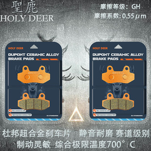 圣鹿杜邦超合金刹车片适轻骑大韩 骁胜GV250DR 晓星 GV300S碟刹片