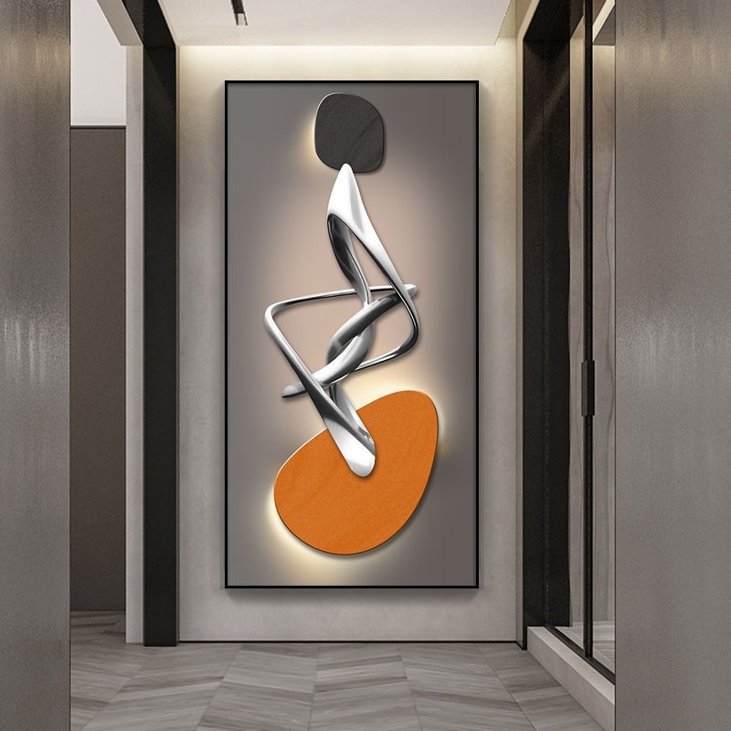 石来运转入户门玄关装饰画轻奢大气简约走廊过道尽头背景墙壁挂画,家居饰品,现代装饰画,淘宝优惠券,粉丝福利购,淘宝优惠卷