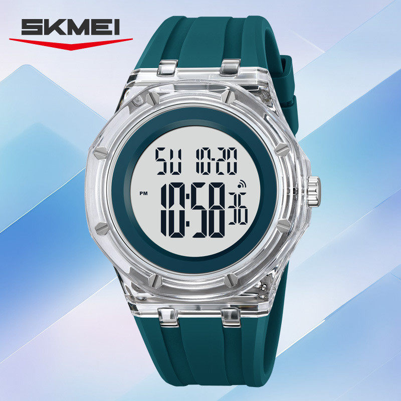 时刻美时尚潮流学生腕表男女款户外多功能夜光电子表运动防水手表