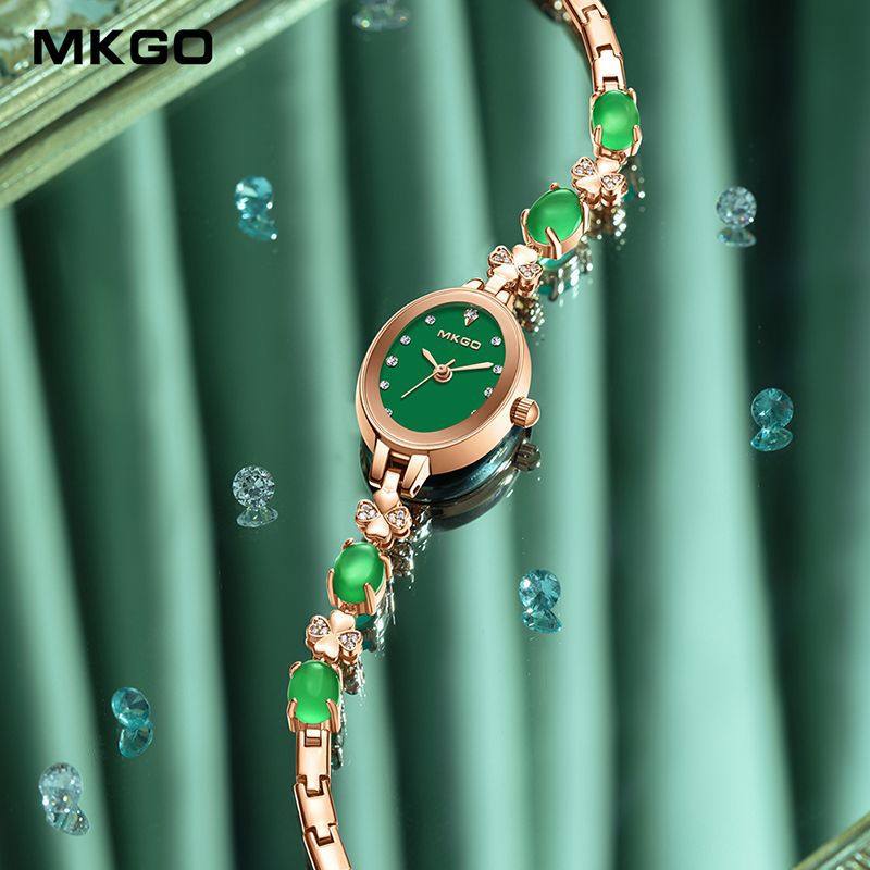 MKGO陌佧高玉髓手链石英表珠宝图片
