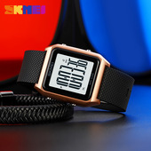 时尚 多功能男士 手表学生运动表防水方块表潮男表女表青少年电子表