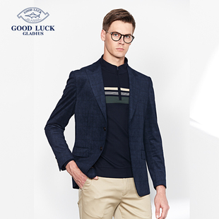 休闲上衣男装 外套男青年时尚 单西服 西装 德鲨2024秋季