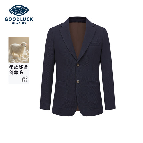 德鲨秋季新款休闲西装外套男西服