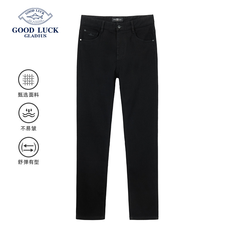 GOODLUCKGLADIUS/德鲨牛仔裤子