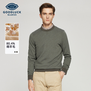 【大乐严选】x【男款】13号【羊毛混纺】德鲨圆领针织衫套头毛衣