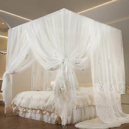 支持定做A类蚊帐实木支架床幔