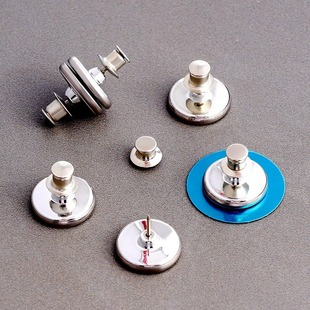 窗帘缝隙磁吸扣防漏光闭合器浴帘墙勾边上合拢夹固定磁铁对吸贴片