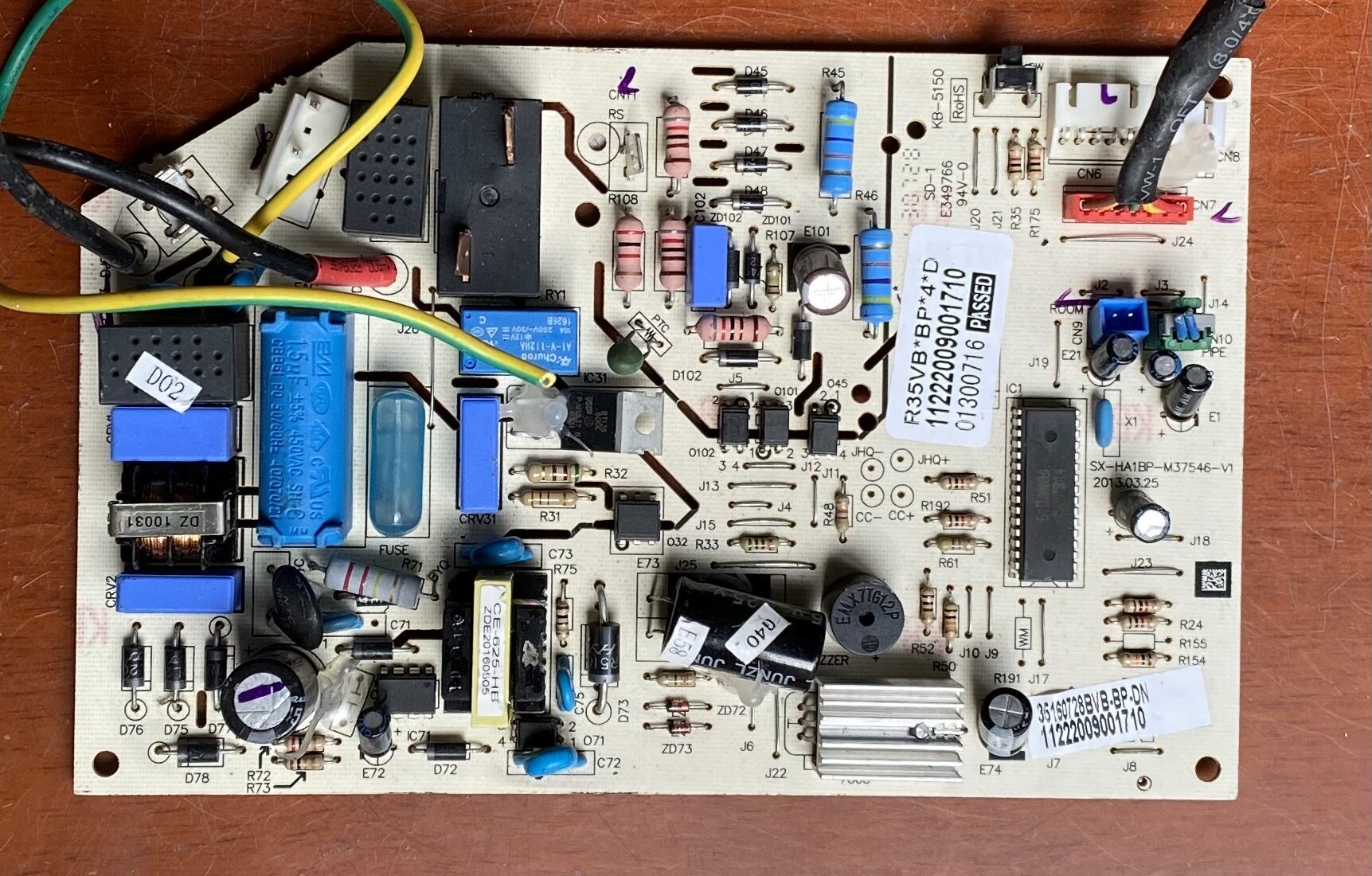 奥克斯变频空调内机板 190612 R35VB-BP-D N(C68)11222009001710