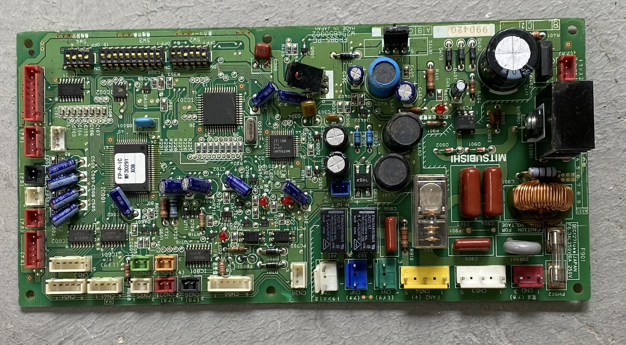 原装三菱 空调 电脑板 主板 fp98s-pc w254650g02