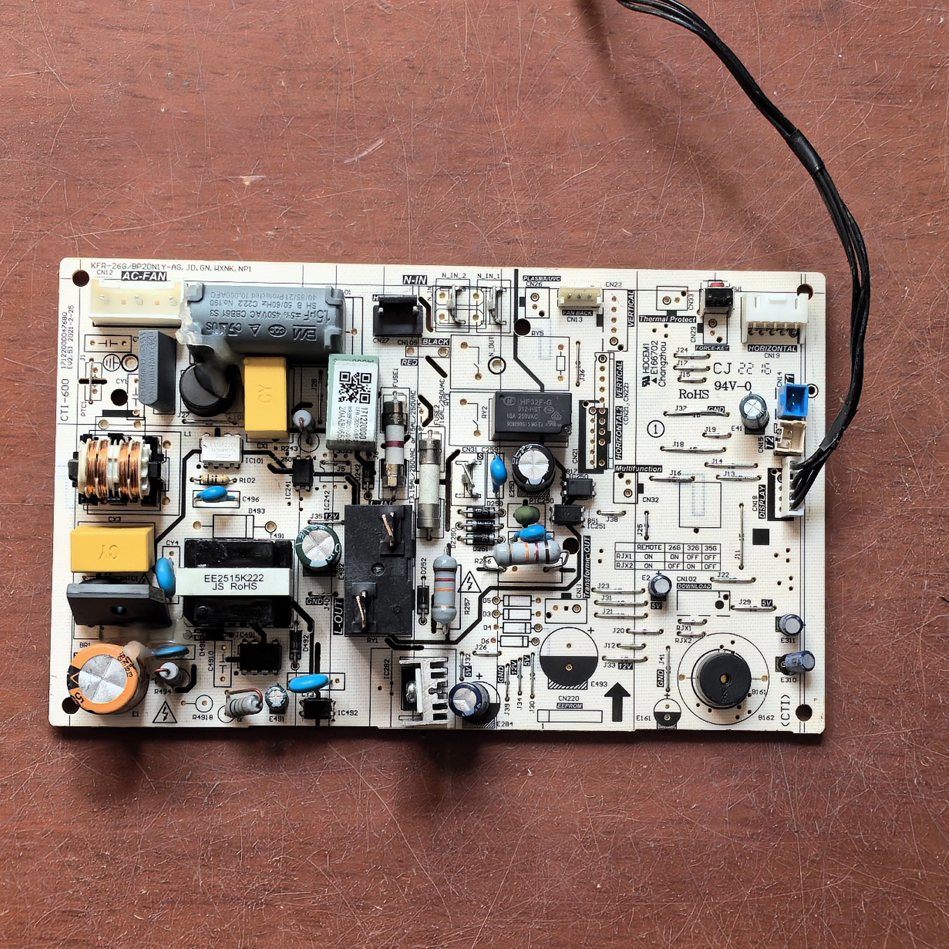 美的空调KFR-26G/BP2DN1Y-AG.JD.GN.WXNK.NP1主板17122000047680