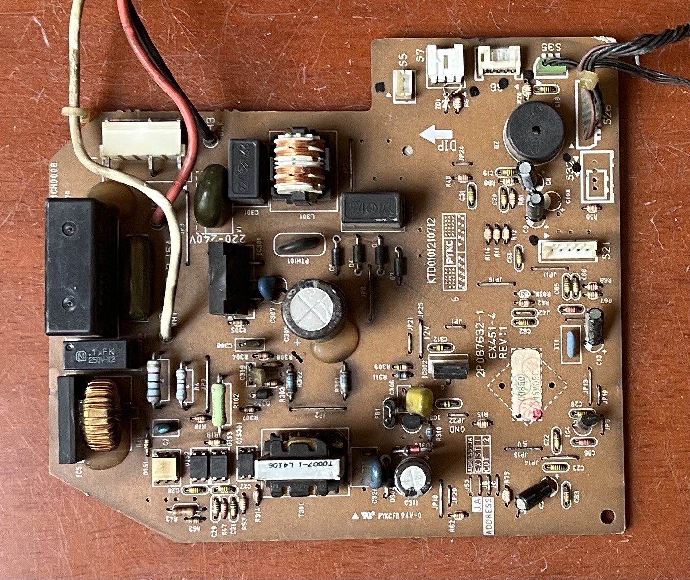 大金空调主板FTXE35CMV2C风灵内机电脑板2P087632-1