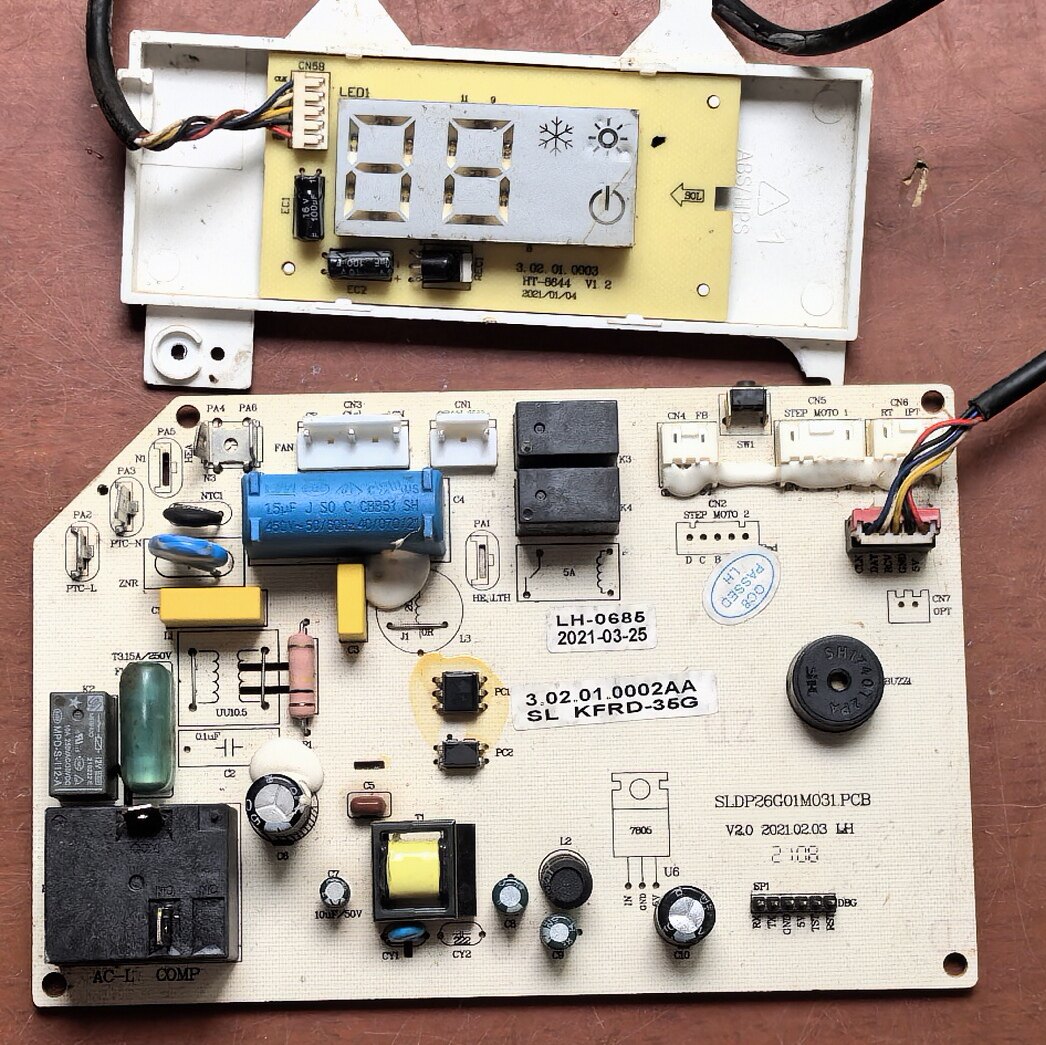 月兔空调电脑板主板 SLDP26G01M031.PCB KFRD-35G LH-04AF 已测试