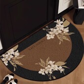 中古入户地垫半圆地毯高级感轻奢丝圈防滑耐脏可裁剪新款 家用脚垫