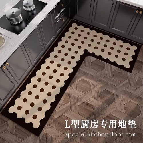 厨房专用地垫L形吸水防滑脚垫