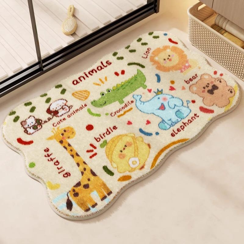 浴室地垫防滑仿羊绒地毯家用脚垫