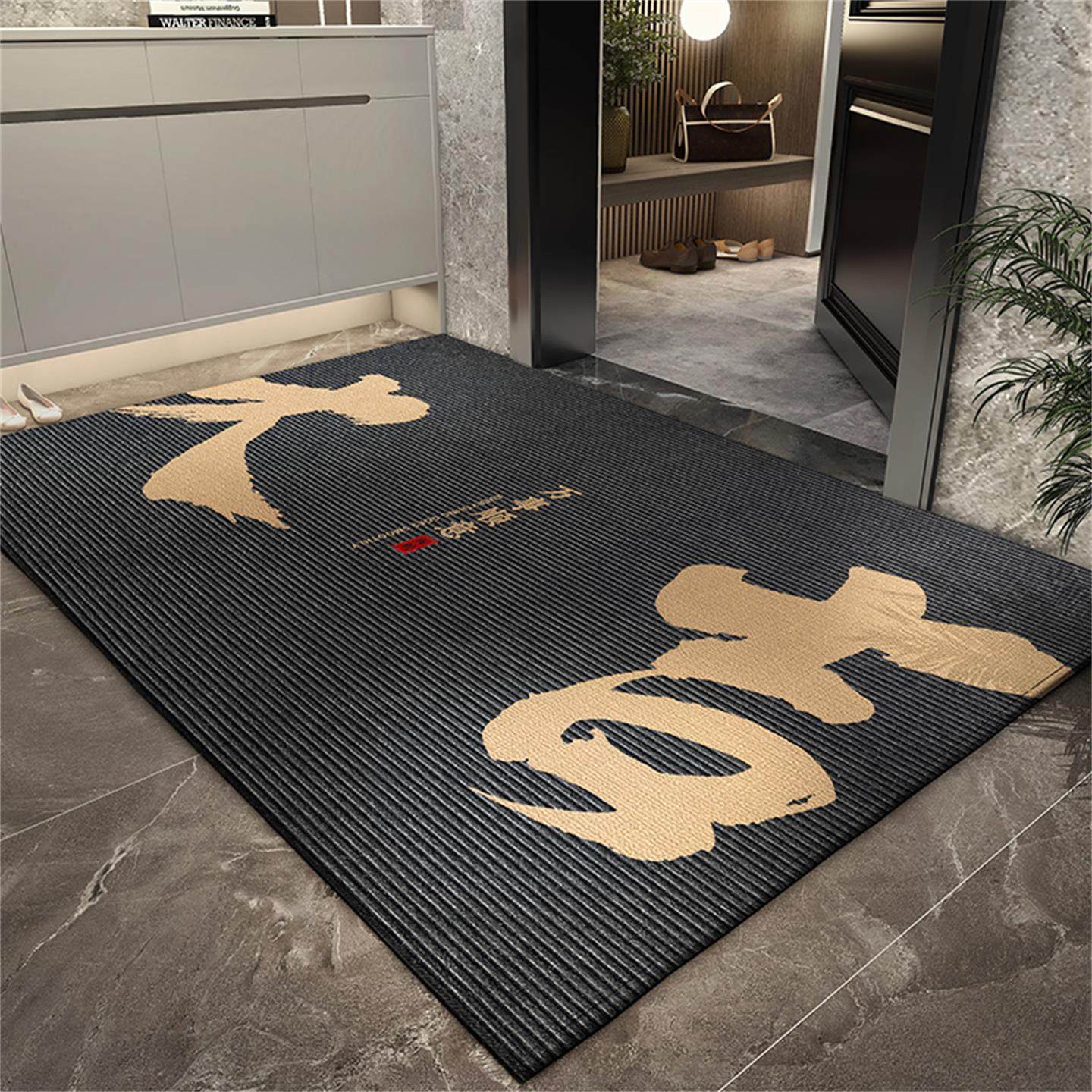 入户门地垫现代高级感进门门口防滑脚垫家用玄关可定制耐脏地毯,居家布艺,入户地垫,淘宝优惠券,粉丝福利购,淘宝优惠卷