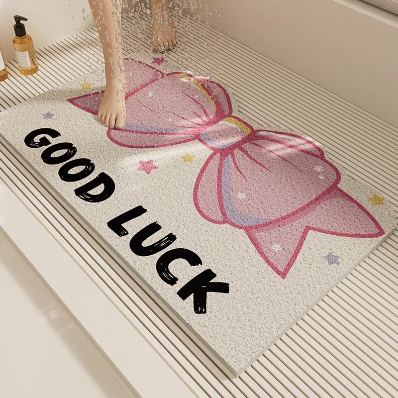 丝圈浴室防滑地垫家用厕所卫生间儿童浴缸地台防摔垫淋浴间脚垫子