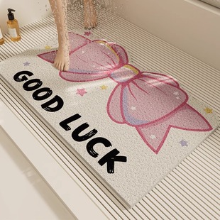 丝圈浴室防滑地垫家用厕所卫生间儿童浴缸地台防摔垫淋浴间脚垫子