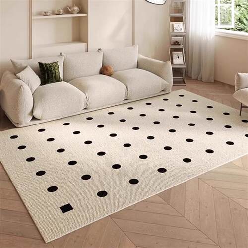 客厅地毯圈绒法式卧室床边毯新款