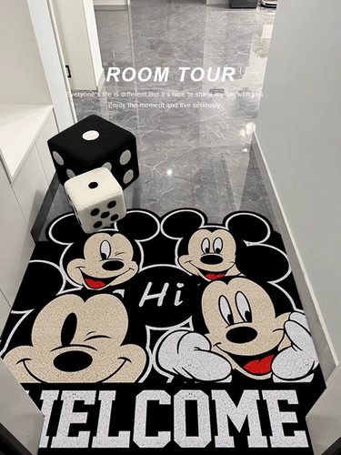 入户门地垫免打理可剪裁新款米奇