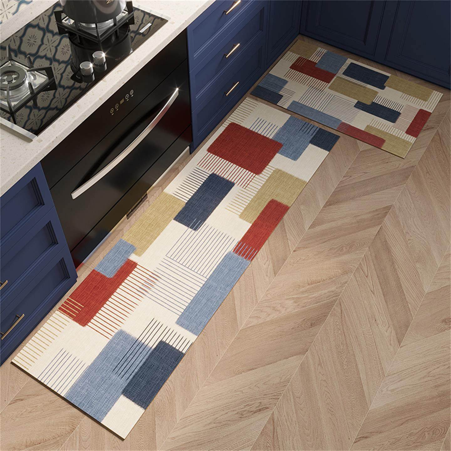 厨房地垫2025新款吸水防滑地垫美式复古家用浴室门口专用防污脚垫,居家布艺,厨房地垫,淘宝优惠券,粉丝福利购,淘宝优惠卷