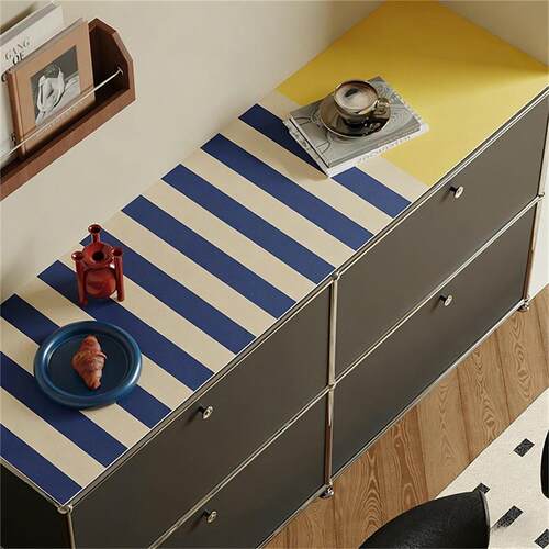 【工厂直销】条纹黄色餐边柜垫