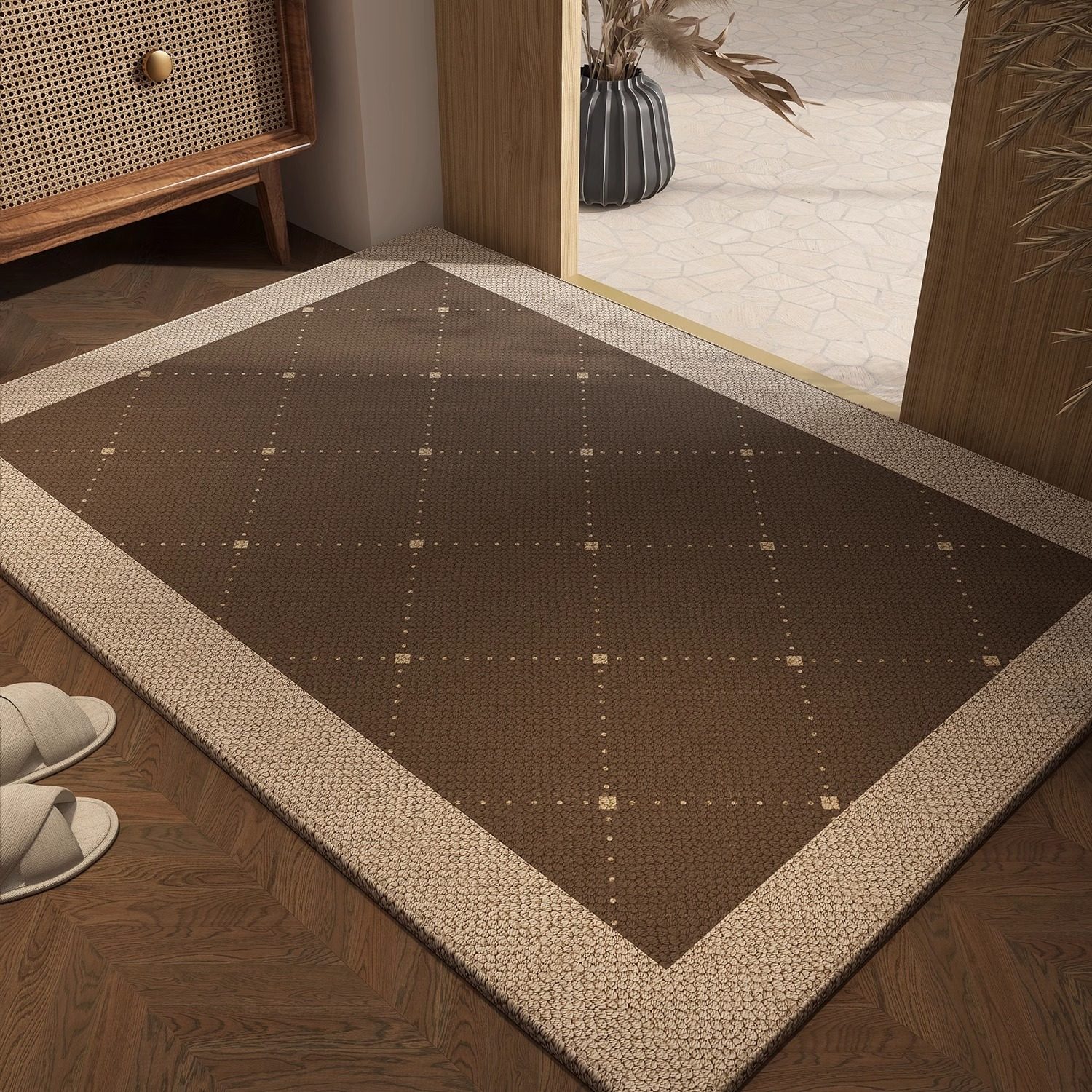 入户门地垫新款纯色防滑耐磨家用地毯门口垫子高级进门口玄关脚垫,居家布艺,入户地垫,淘宝优惠券,粉丝福利购,淘宝优惠卷