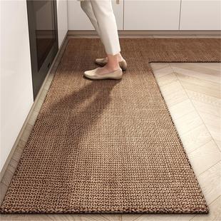 2025新款 厨房专用地垫轻奢高级感L型吸水防滑防油脚垫可定制地毯