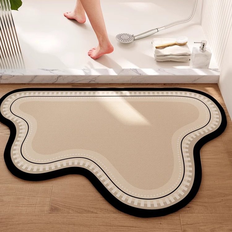 浴室地垫加厚吸水卫生间脚垫防滑硅藻泥速干地毯洗手池门口地垫,居家布艺,家用脚垫,淘宝优惠券,粉丝福利购,淘宝优惠卷