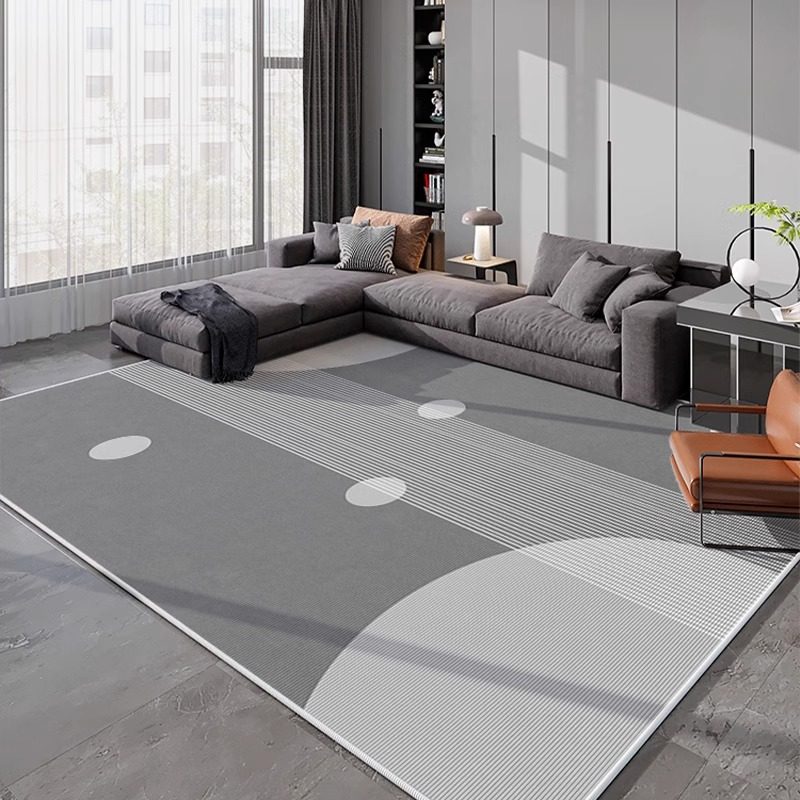 客厅地毯轻奢高级感免洗防滑地垫家用沙发茶几毯卧室床边毯可定制