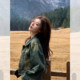 高街美式 牛仔外套女春秋宽松显瘦小个子夹克上衣 覆古水洗做旧短款