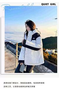 冬季工装户外冲锋衣棉服女小众设计感十足时尚感厚棉衣棉袄外套女