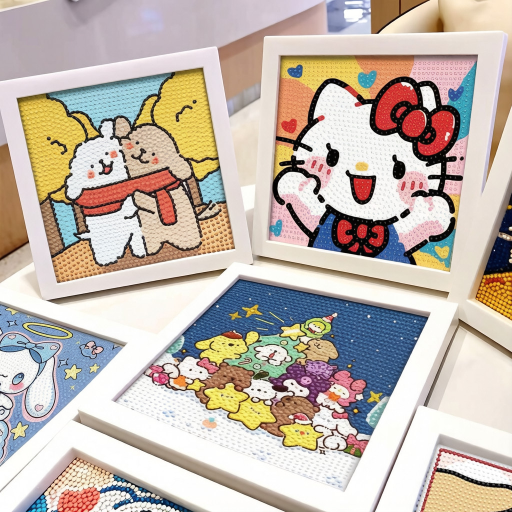 买三送一蜡笔小新小学生钻石画