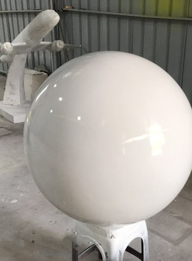 圆球售楼处前台大型落地摆件