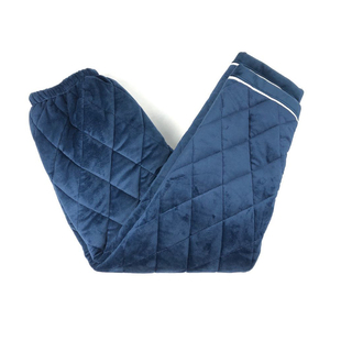 冬季男士睡裤三层夹棉加绒加厚珊瑚绒长裤休闲家居裤可外穿加大码