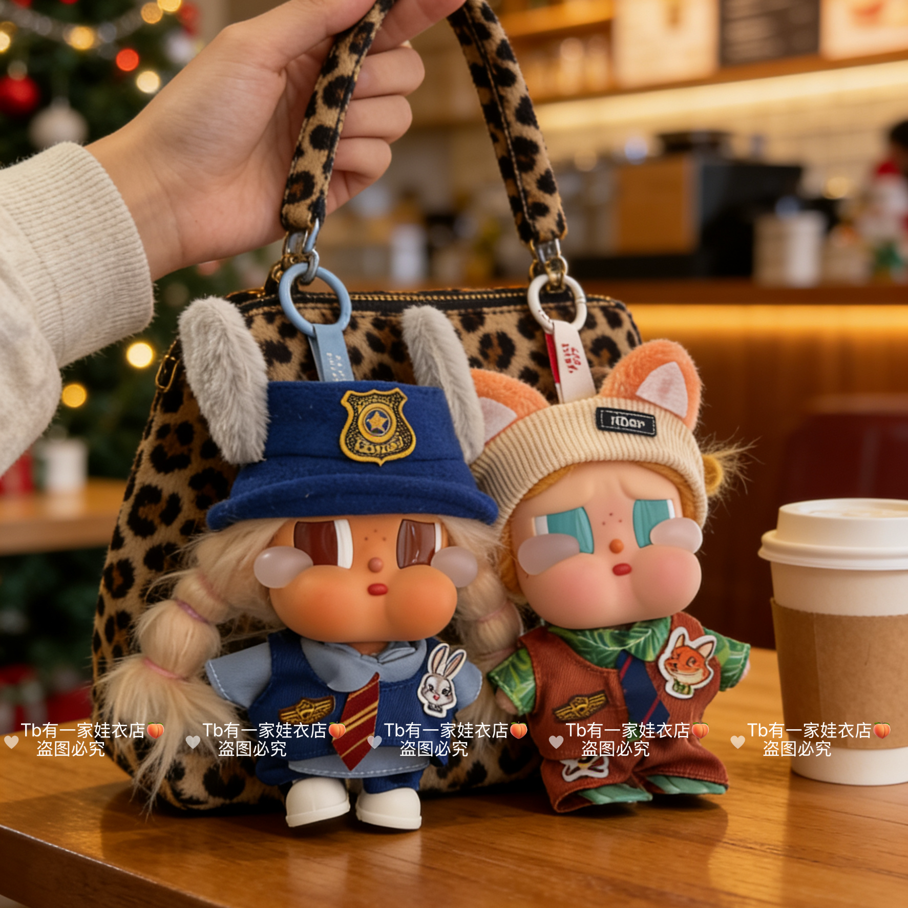 CRYBABY哭娃度假搪胶毛绒沙滩小憩美拉德色系兔子狐狸尼克着替,模玩/动漫/周边/娃圈三坑/桌游,潮玩娃衣,淘宝优惠券,粉丝福利购,淘宝优惠卷