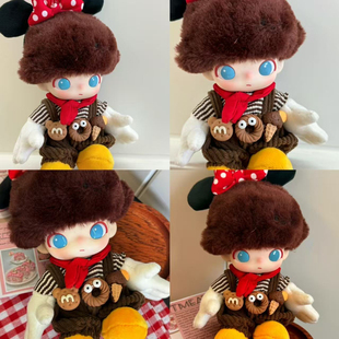 dimoo娃衣泡泡玛特迪士尼搪胶布鲁托10cm公仔玩偶娃包labubu娃衣