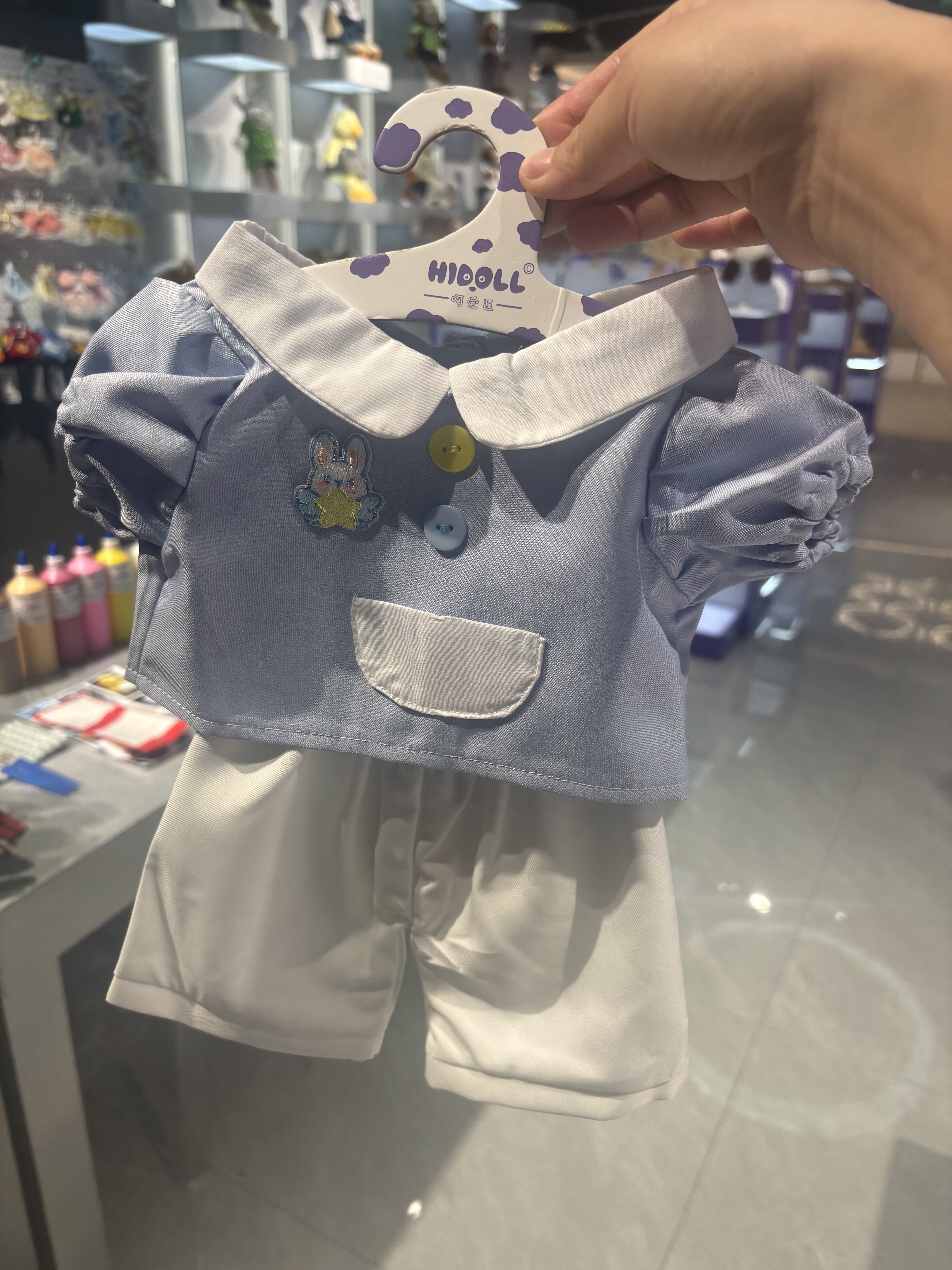 蓝校服套装