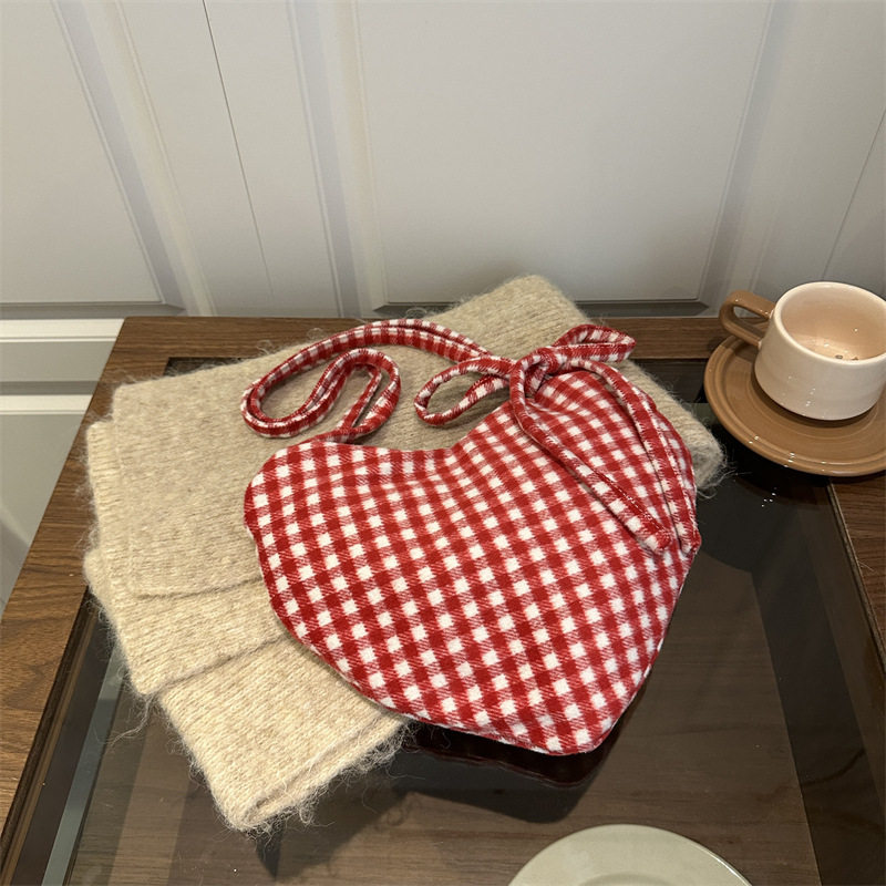 松弛感大容量格子包包女式2025新款秋冬季通勤单肩包大学生托特包,箱包皮具/热销女包/男包,通用款女包,淘宝优惠券,粉丝福利购,淘宝优惠卷