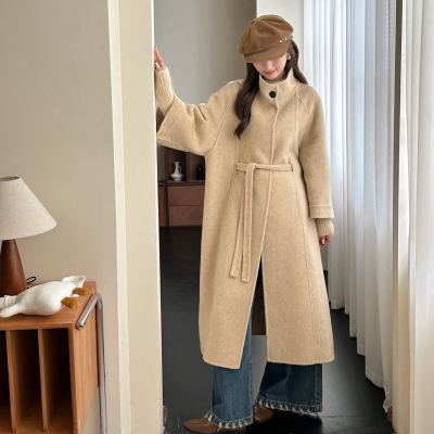 宽松中长款立领加厚秋冬高级感