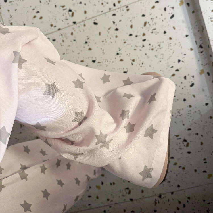 星星遛弯裤女款夏季粉色裤子宽松慵懒风休闲薄款垂感凉凉裤通勤