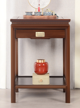 实木花架鱼缸架底座奇石桌摆台盆景中式花盆置物架子茶几边几角几