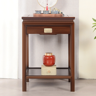 实木花架鱼缸架底座奇石桌摆台盆景中式 花盆置物架子茶几边几角几