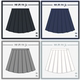 百褶裙纯色jk制服裙扇形半身裙女高腰学生短裙夏 基础款 神月社